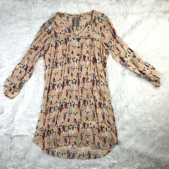 Anthropologie Dolan Left Coast Aztec Dress-Size P8 - Picture 2 of 9